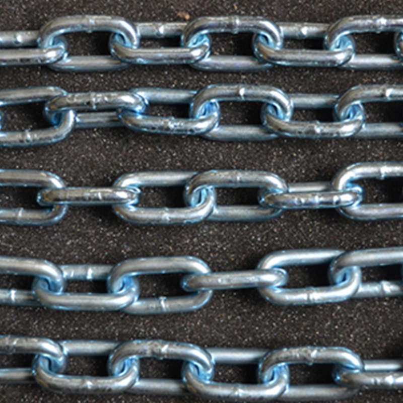 6Gmm BLUe and White Zinc Plated Chain